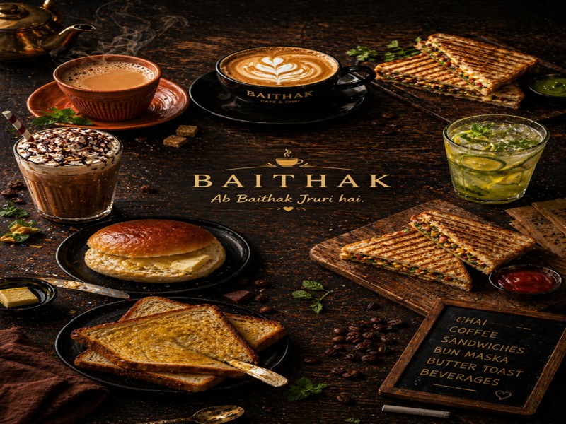 Baithak cafe food and tea